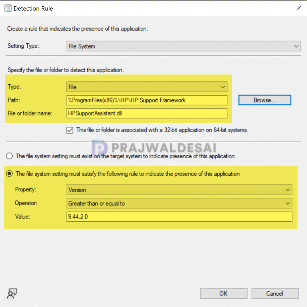 Configure Detection Method for HP Support Assistant