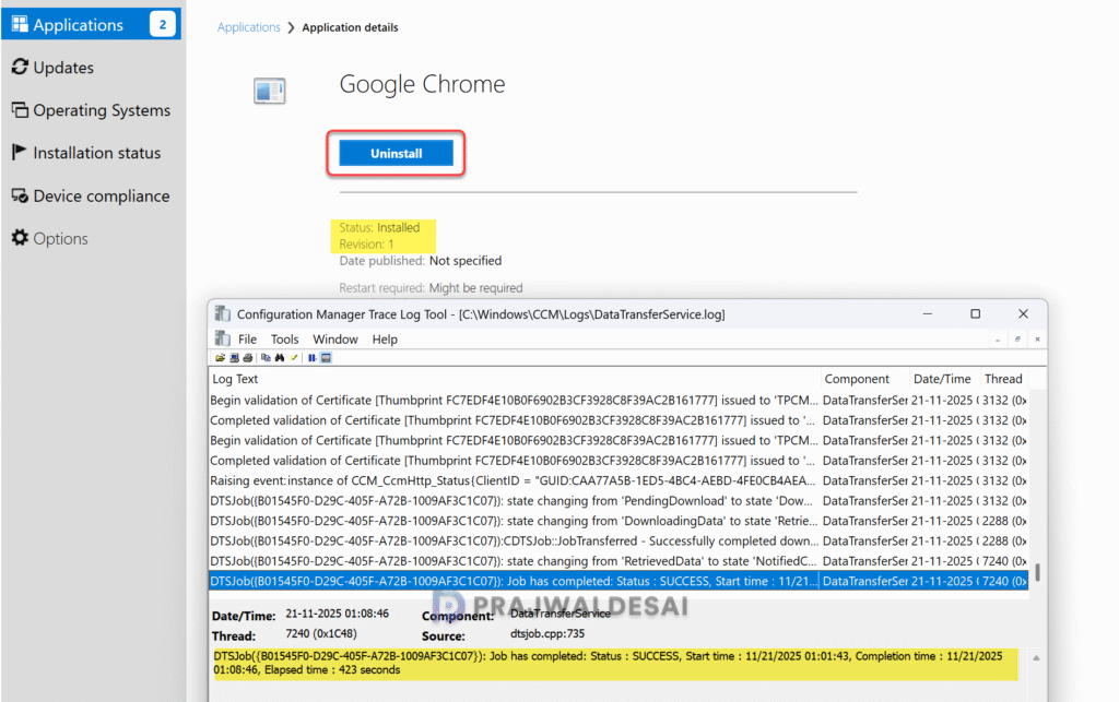 Fix Error sending DAV request HTTP code 401 405