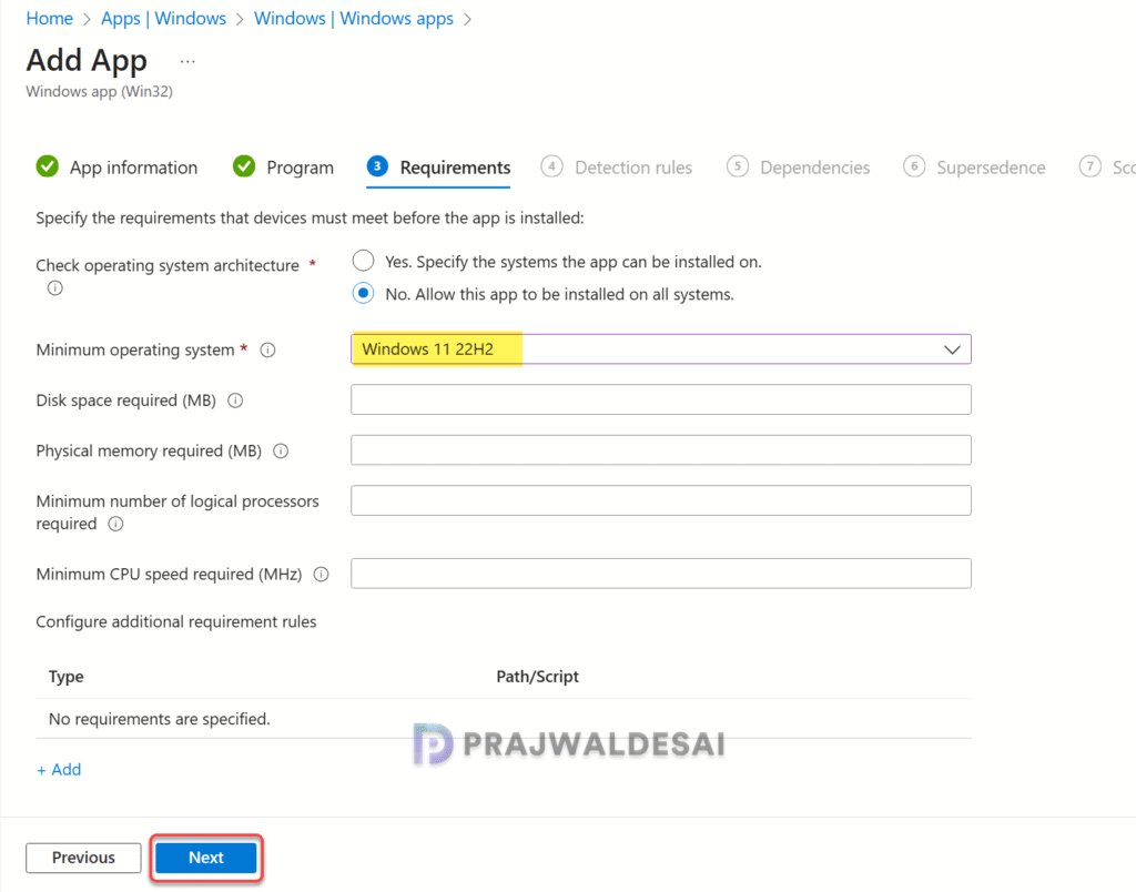 Setup HP Support Assistant App Requirements