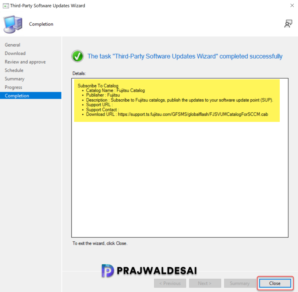 Subscribe to Fujitsu Third-party Catalog Updates