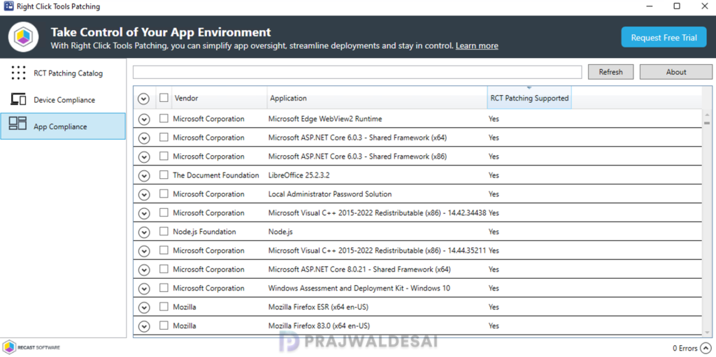 App Rationalization Tool in Right Click Tools Free Community Edition