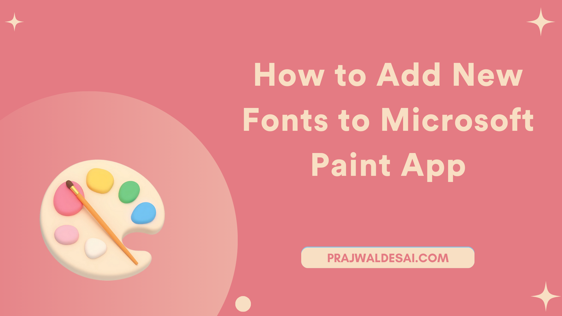 How to Add Fonts to Microsoft Paint App