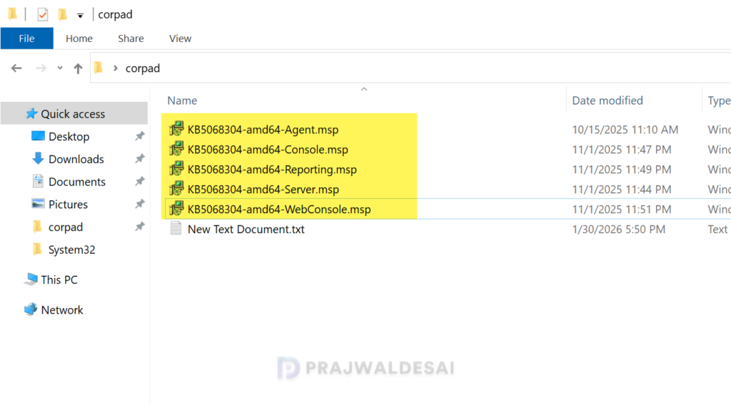 SCOM 2025 UR1 Updates for individual roles