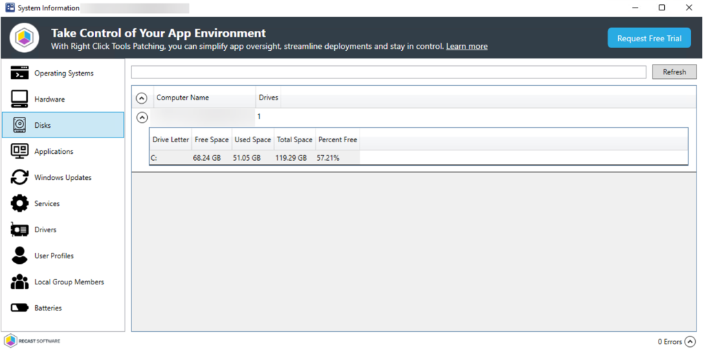 System Information using Right Click Tools Free Community Edition