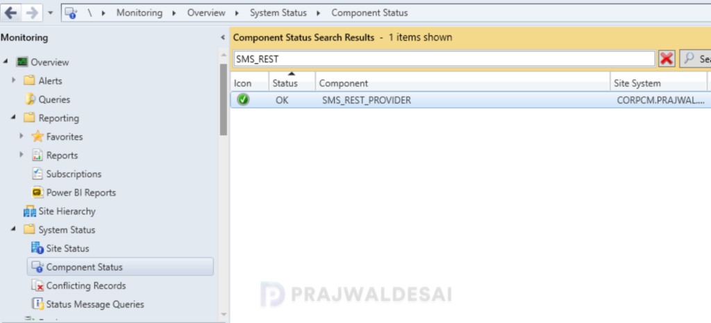 Verify the SMS Provider Is Healthy