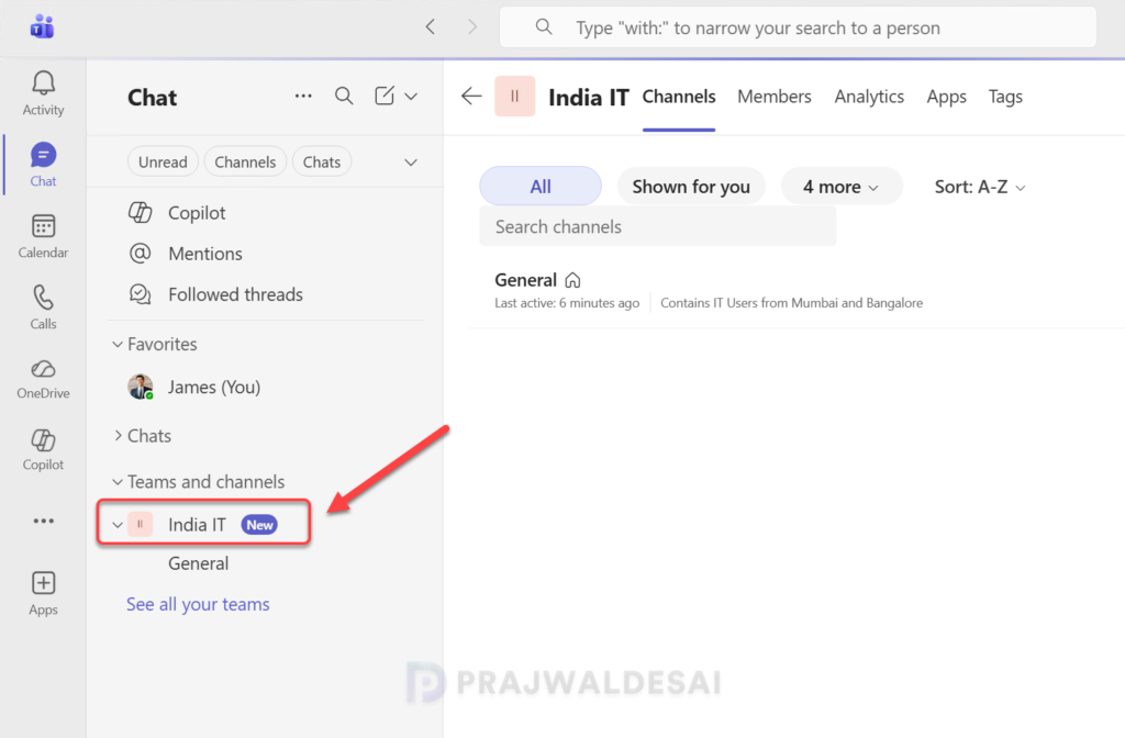 Create a Dynamic Team in Microsoft Teams