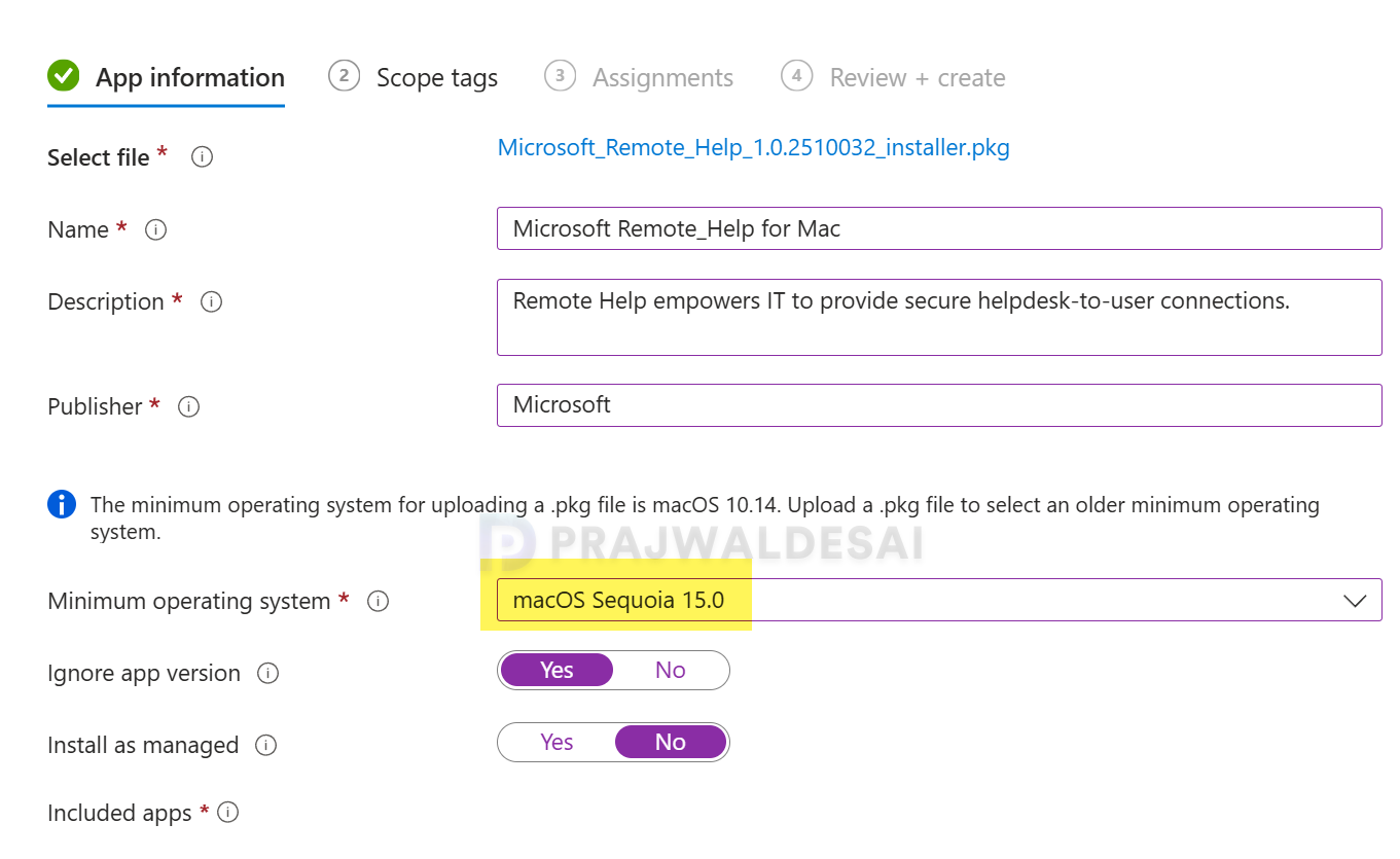 Is Intune Remote Help On Ios Deploy Remote Help App for macOS using Intune » Prajwal Desai