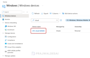 Automatically Enroll Windows 365 Business Cloud PCs in Intune » Prajwal ...