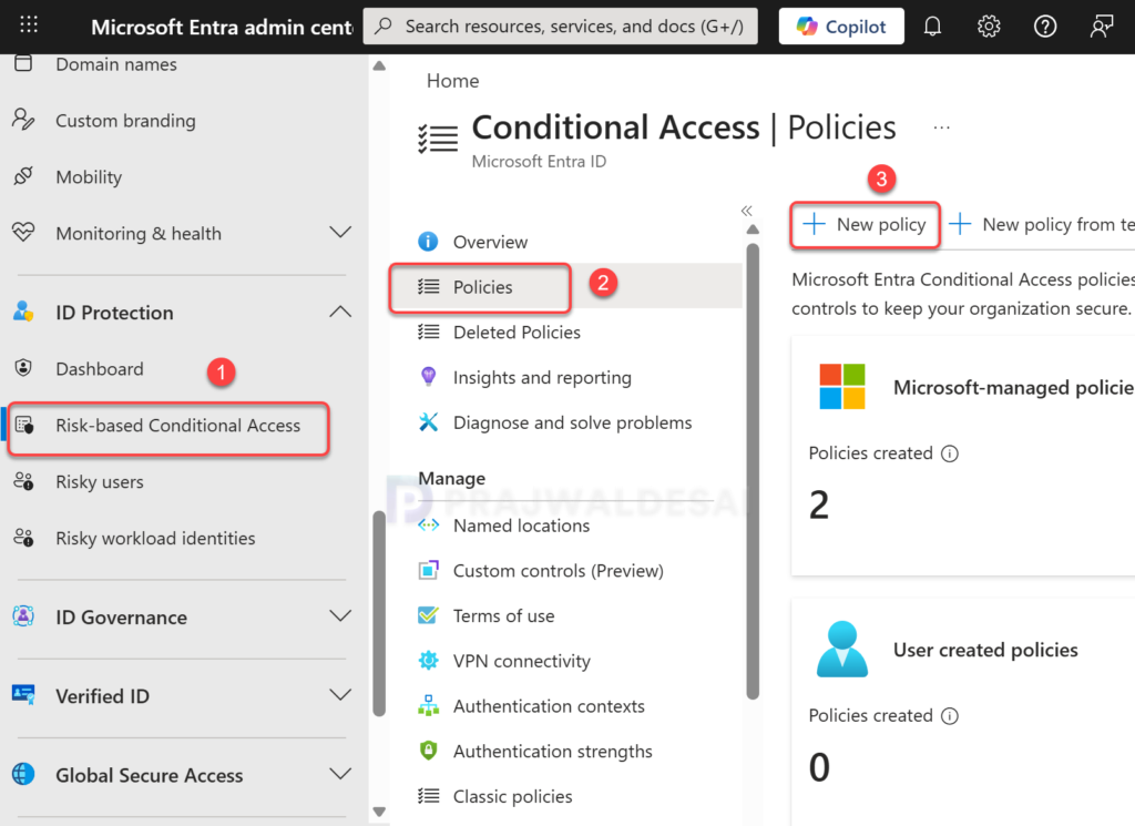 Create a Conditional Access Policy in Microsoft Entra