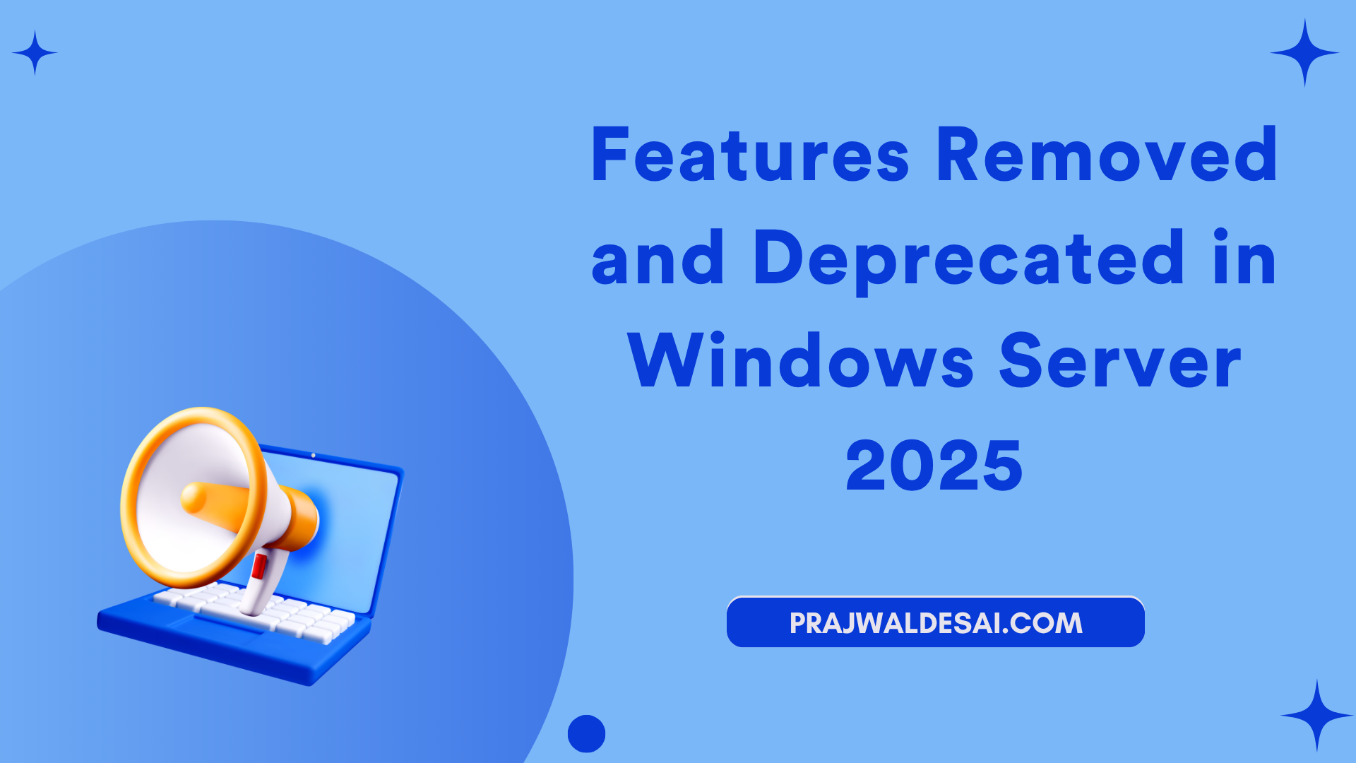Windows Server 2025 Deprecated Features