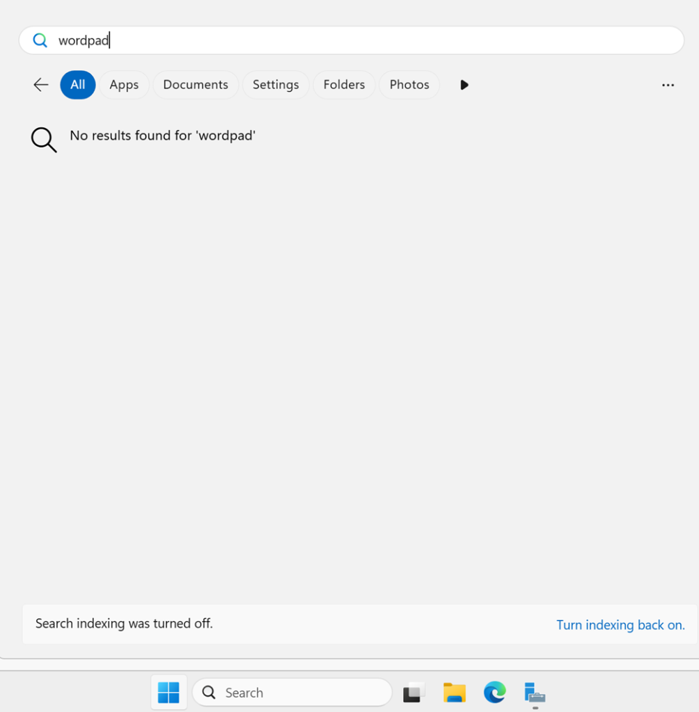 Wordpad - Features Removed in Windows Server 2025