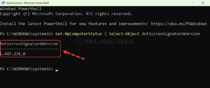 How to Check Defender AV Signature Version [5 Best Ways] » Prajwal Desai