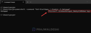 6 Ways to Find Application User Model ID of Apps in Windows 11
