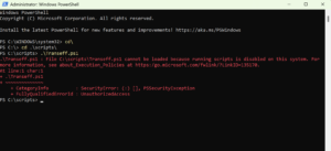 Fix "Running Scripts is Disabled on this system" in PowerShell ...