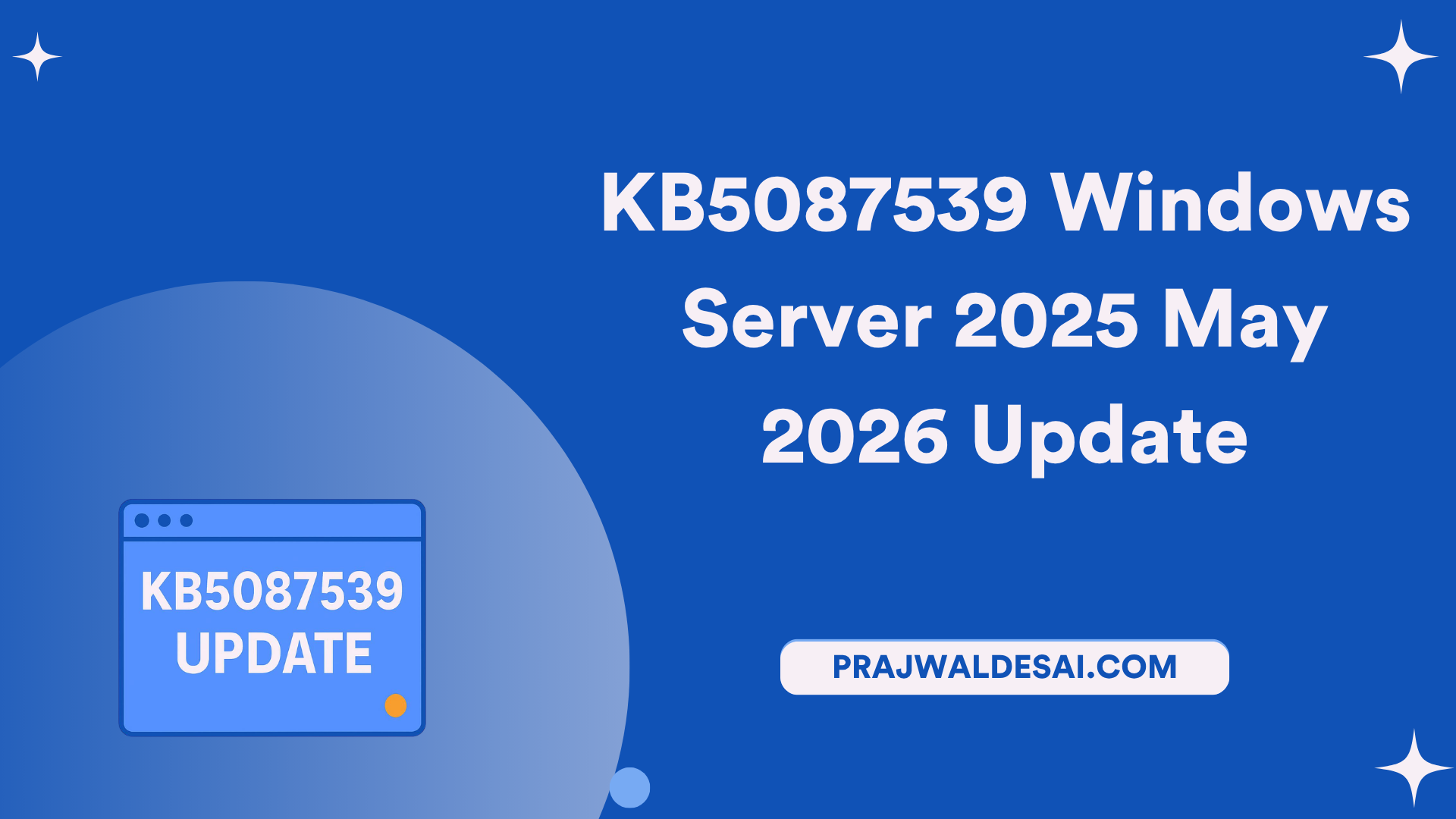KB5087539 Windows Server 2025 Security Update