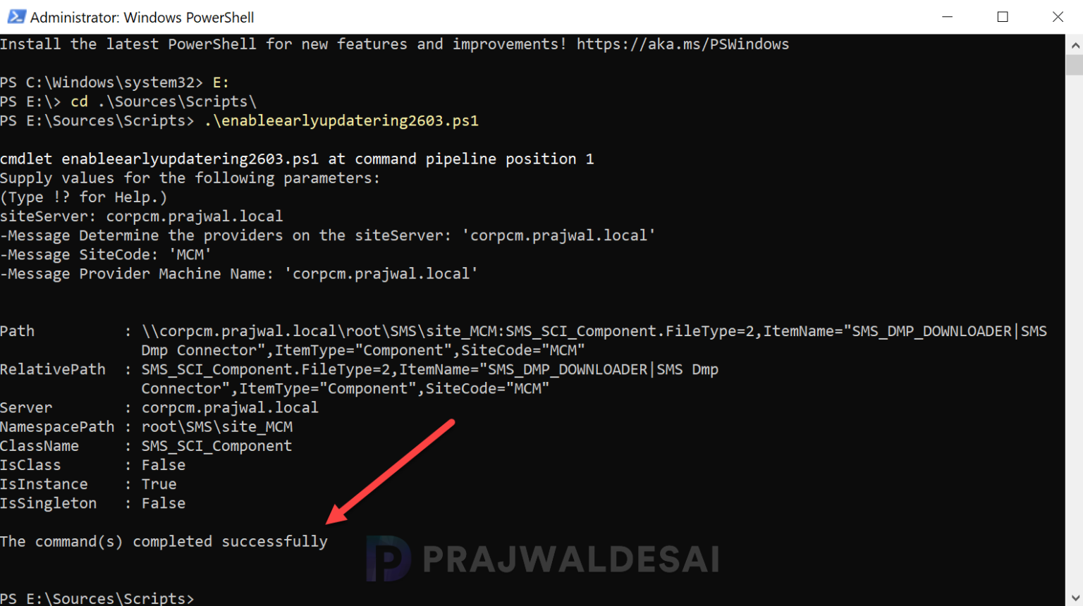 SCCM 2603 Upgrade: A Step-by-Step Guide » Prajwal Desai