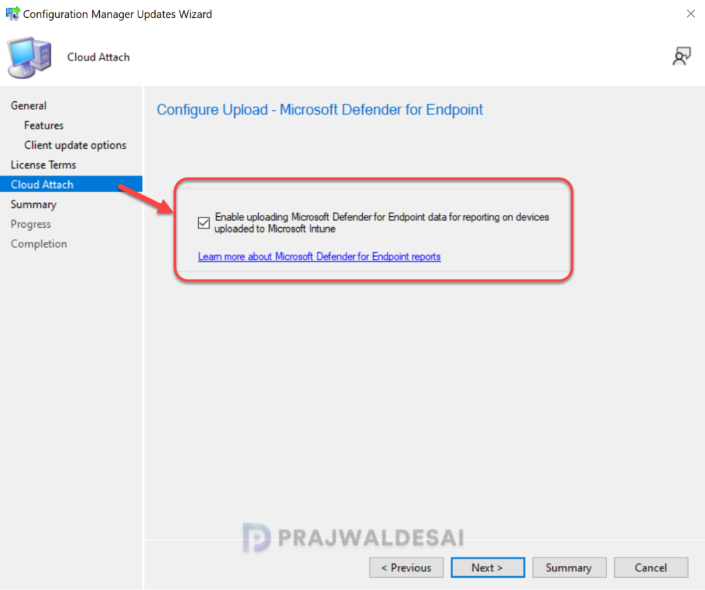 SCCM 2603 Upgrade - Cloud Attach Configuration