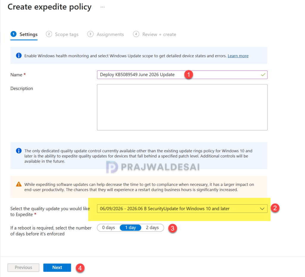Deploy KB5094126 Update using Microsoft Intune