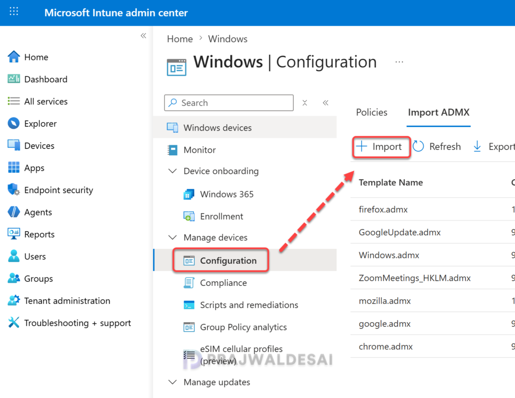 Import Notepad ADMX Templates into Intune