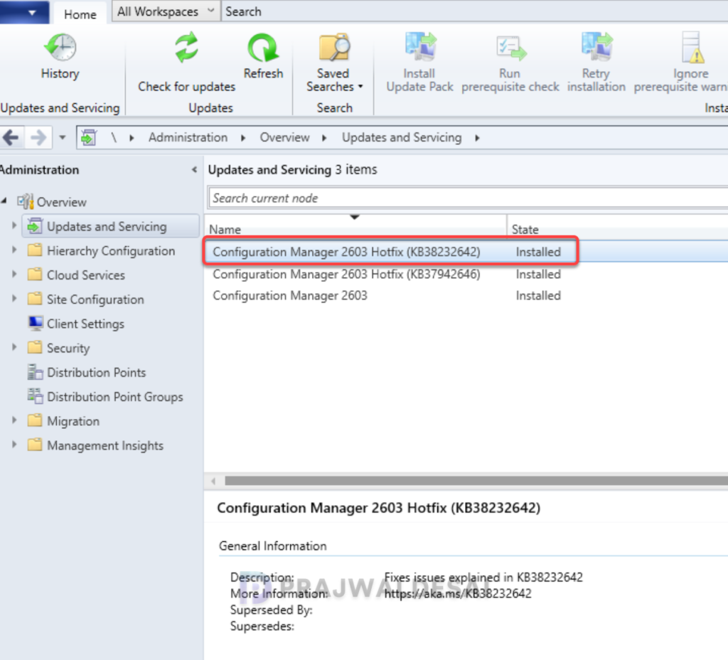 KB 38232642 Security Update for Configuration Manager Console Extension