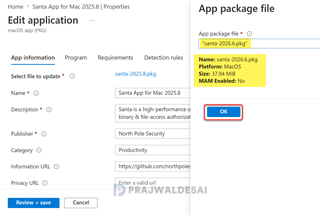 Automatically Update macOS PKG Apps using Intune