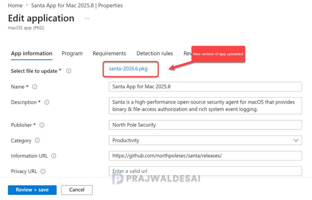 Automatically Update macOS PKG Apps using Intune