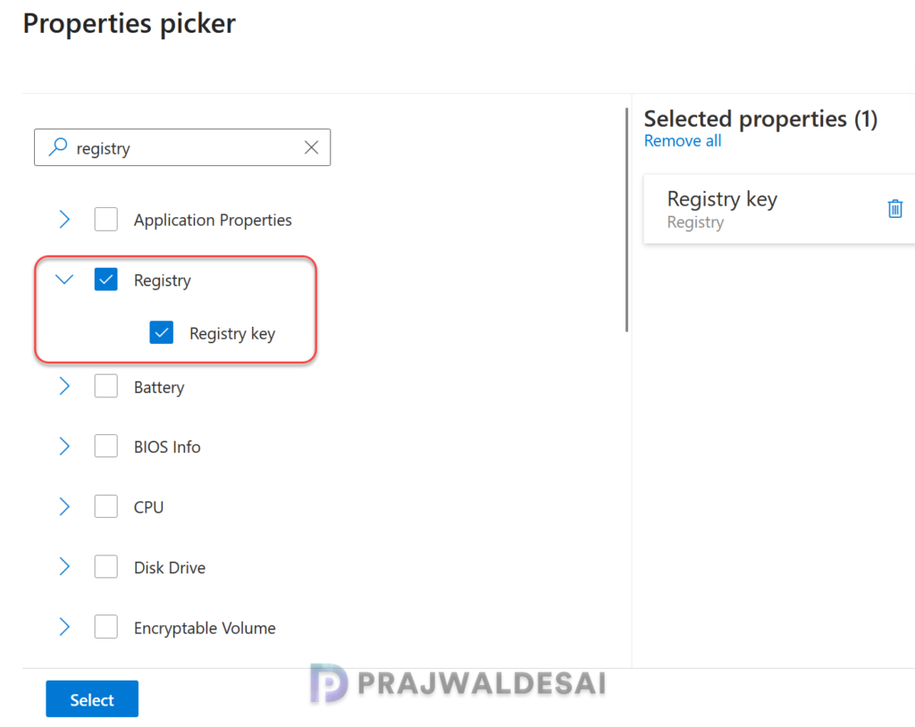 Collect Windows Registry Data using Intune