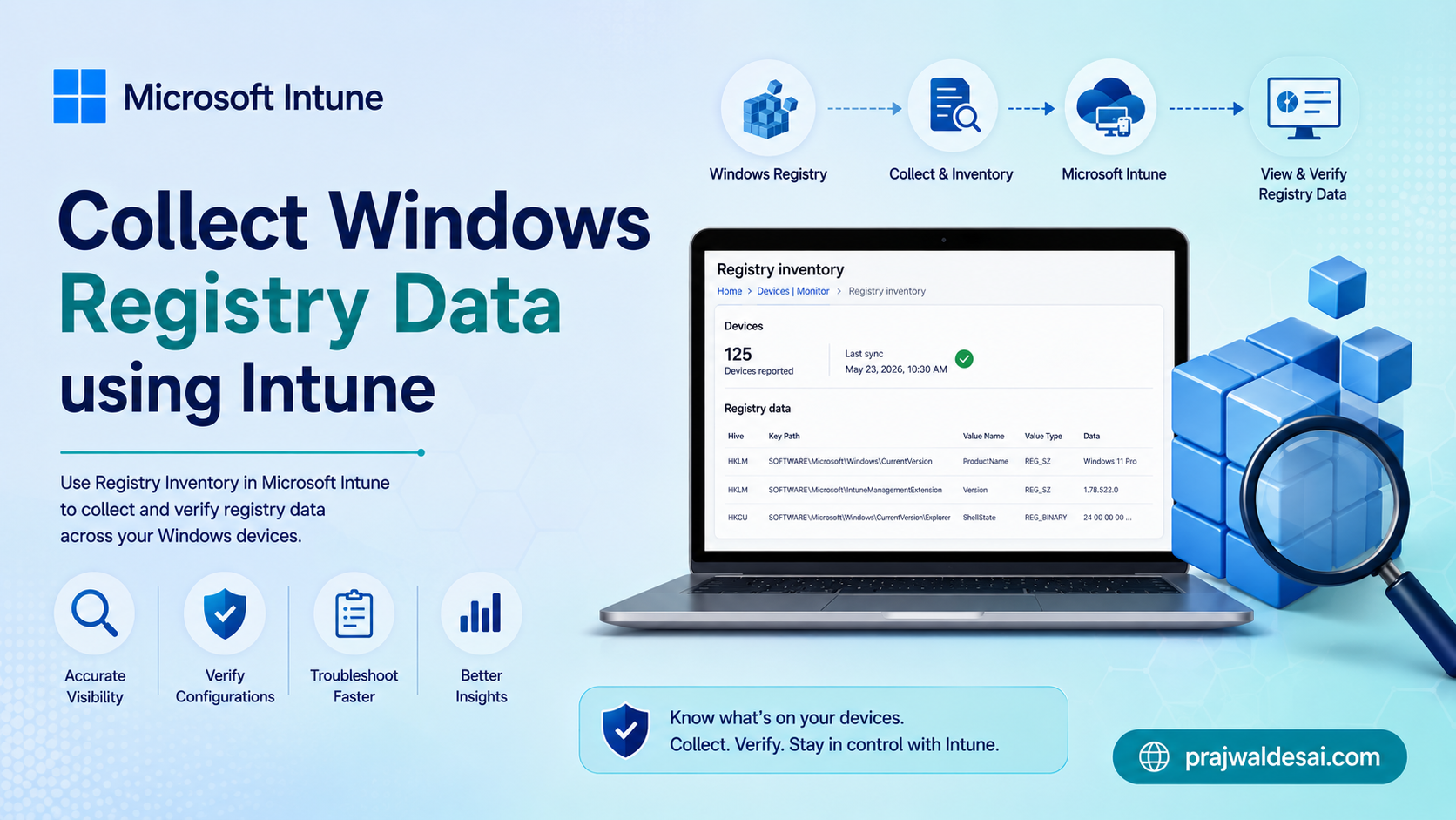 How to Collect Windows Registry Data using Intune