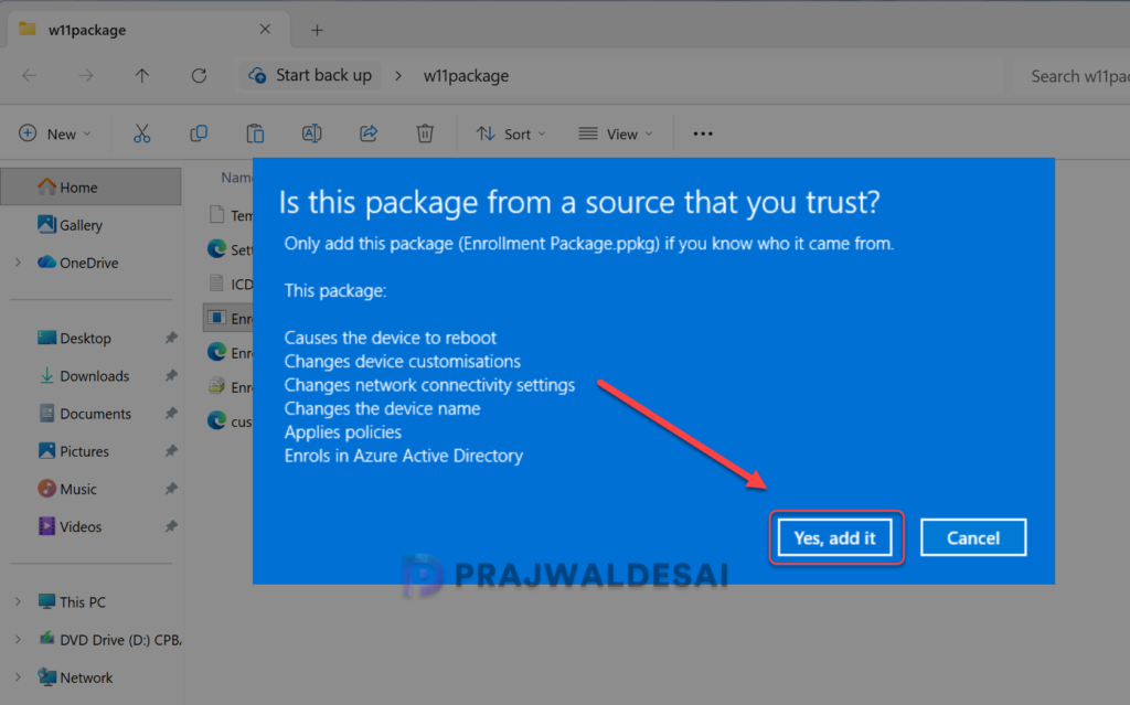 Bulk Enrollment of Windows 11 devices in Intune