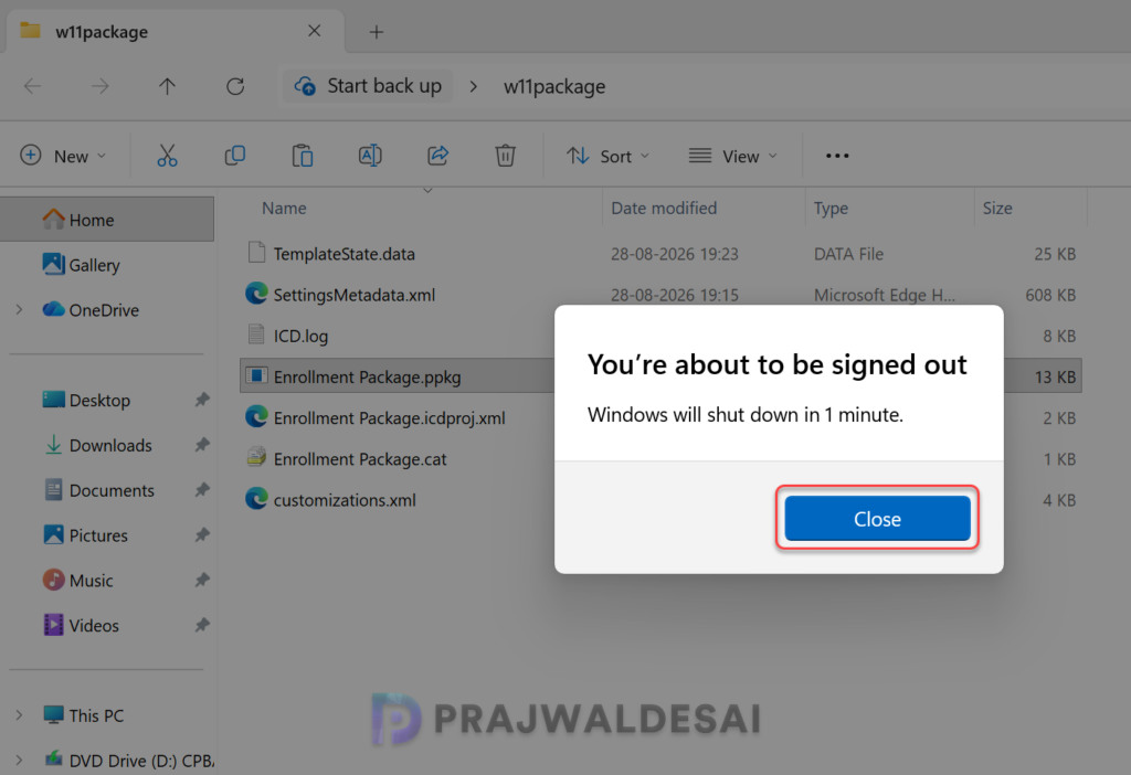Bulk Enrollment of Windows 11 devices in Intune