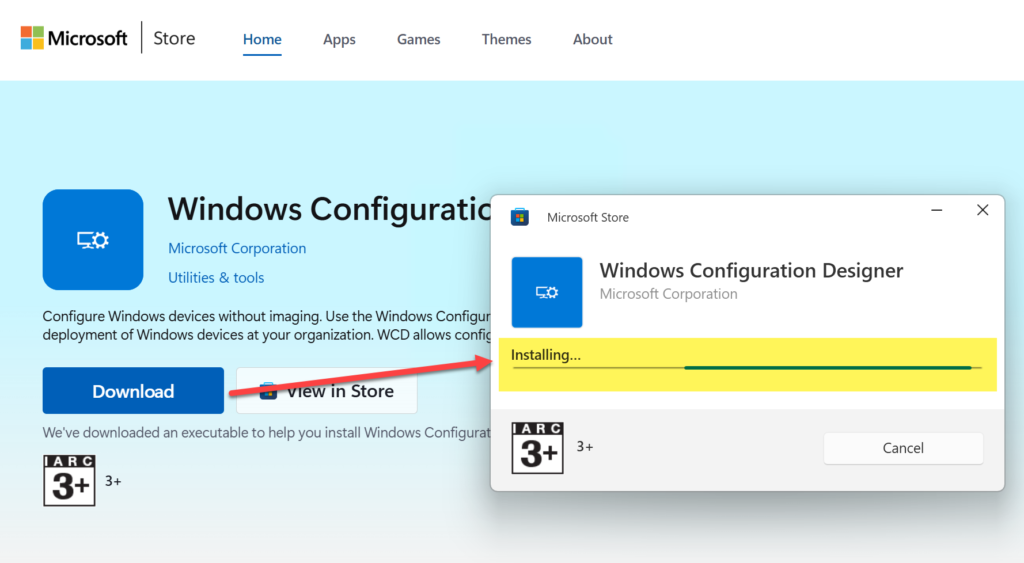 Install Windows Configuration Designer app for bulk enrollment