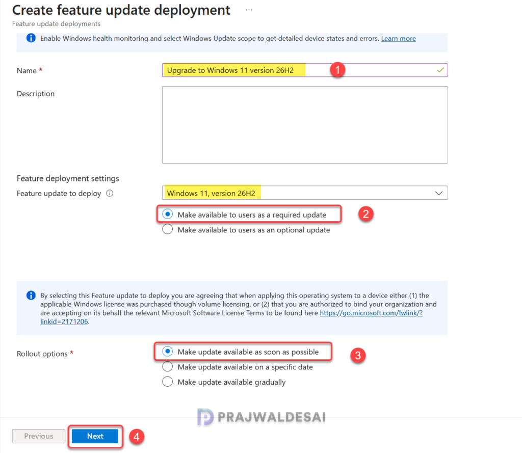 Upgrade to Windows 11 26H2 using Intune