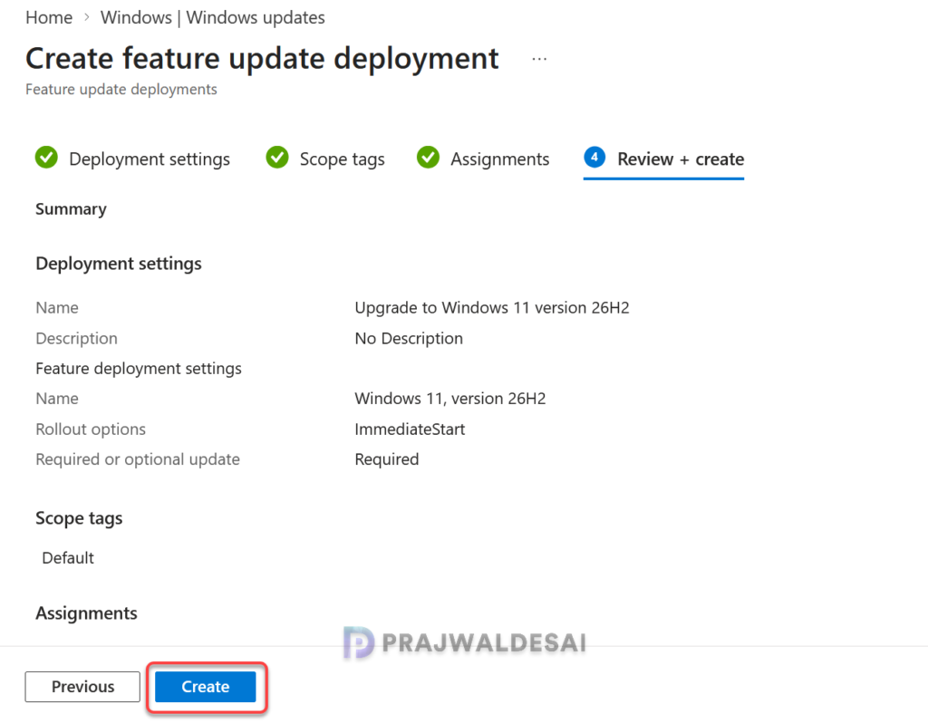 Upgrade to Windows 11 26H2 using Intune